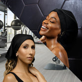 The Gym-Proof Hair Duo | Waterproof Shower Cap + Satin Bandana (Save $10)