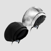 Hairbrella Satin-Lined Waterproof, Adjustable Classic Swim Cap, Chrome Bundle (2)