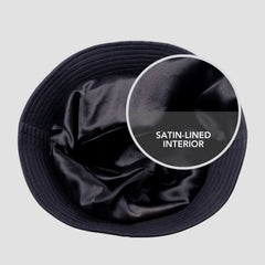 Satin-Lined, Waterproof Bucket Hat — Matte Edition