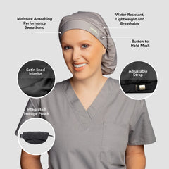Bundle and Save: Hairbrella Scrub Cap, Satin-Lined
