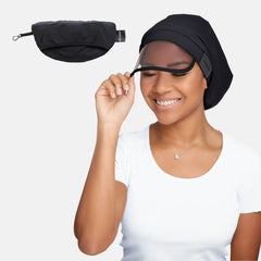 Hairbrella Satin-Lined, Waterproof Rain Hat
