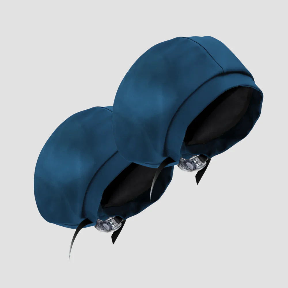 Hairbrella Satin-Lined Waterproof, Adjustable Kid's Swim Cap, Ocean Bundle (2)