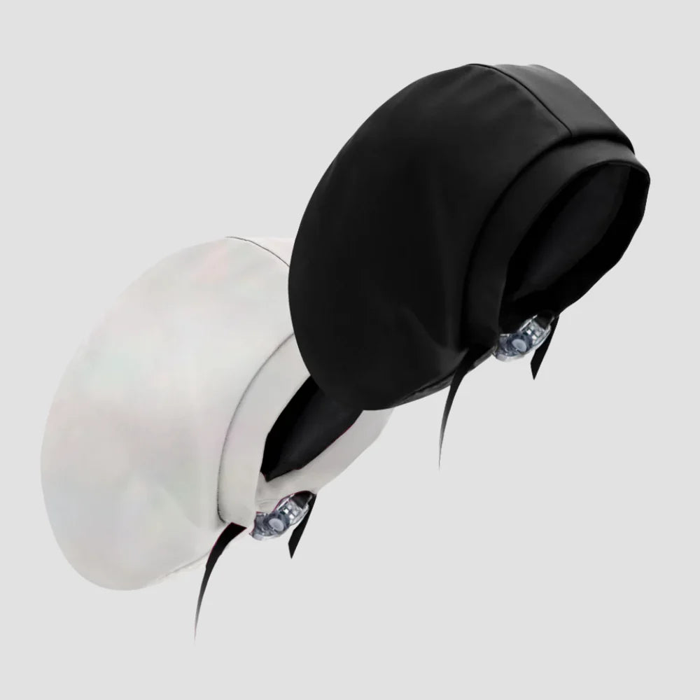 Hairbrella Satin-Lined Waterproof, Adjustable XL Swim Cap, Pearl Bundle (2)