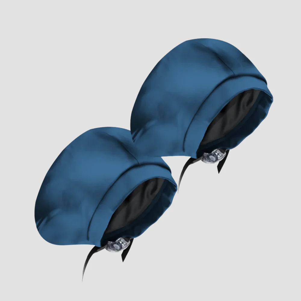 Hairbrella Satin-Lined Waterproof, Adjustable Classic Swim Cap, Ocean Bundle (2)