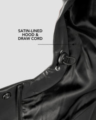Hairbrella Satin-Lined, Waterproof Rain Jacket