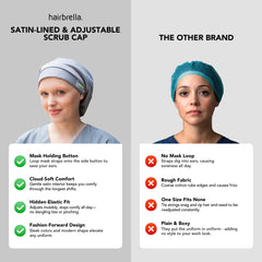 Bundle and Save: Hairbrella Scrub Cap, Satin-Lined